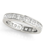 Multi-Diamond Square Wedding Ring
