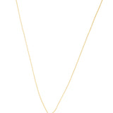 14K Gold Polished Tear Drop Necklace