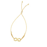 14K Gold Infinity Friendship Bracelet