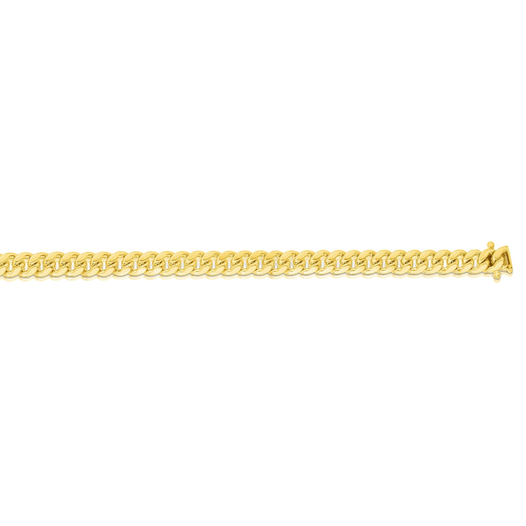 14K Gold 20"" 6.1mm Classic Miami Cuban