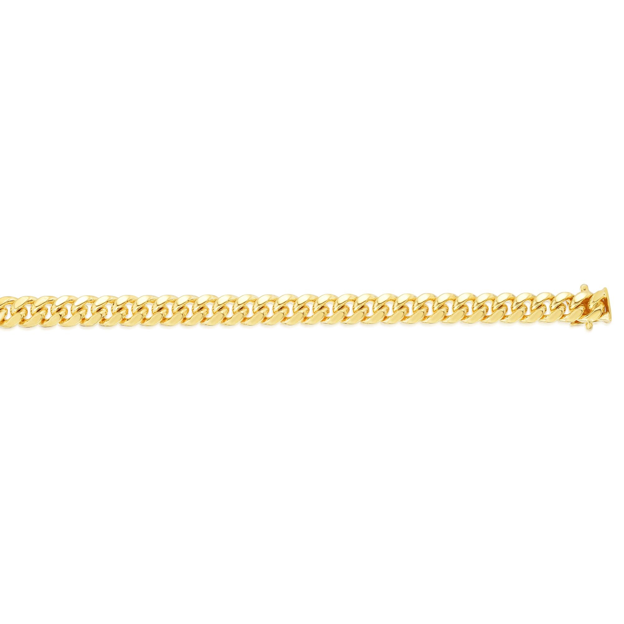 14K Gold 26"" 7.1mm Classic Miami Cuban