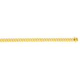 14K Gold 22"" 10.1mm Classic Miami Cuban