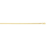 14K 2.6mm Oval Snake Chain