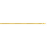 14K 4.2mm Oval Snake Chain