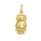 14K Owl Charm