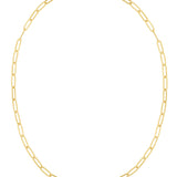 14K 4mm Paperclip Chain