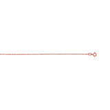 14K Gold 0.5mm Machine Rope Chain (Carded)