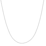 Platinum 1.1mm Diamond Cut Cable Chain