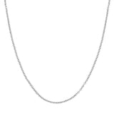 Platinum 2.3mm Oval Cable Chain