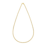 14K Gold 2mm Pave Valentino Chain