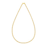 14K Gold 2.5mm Pave Valentino Chain