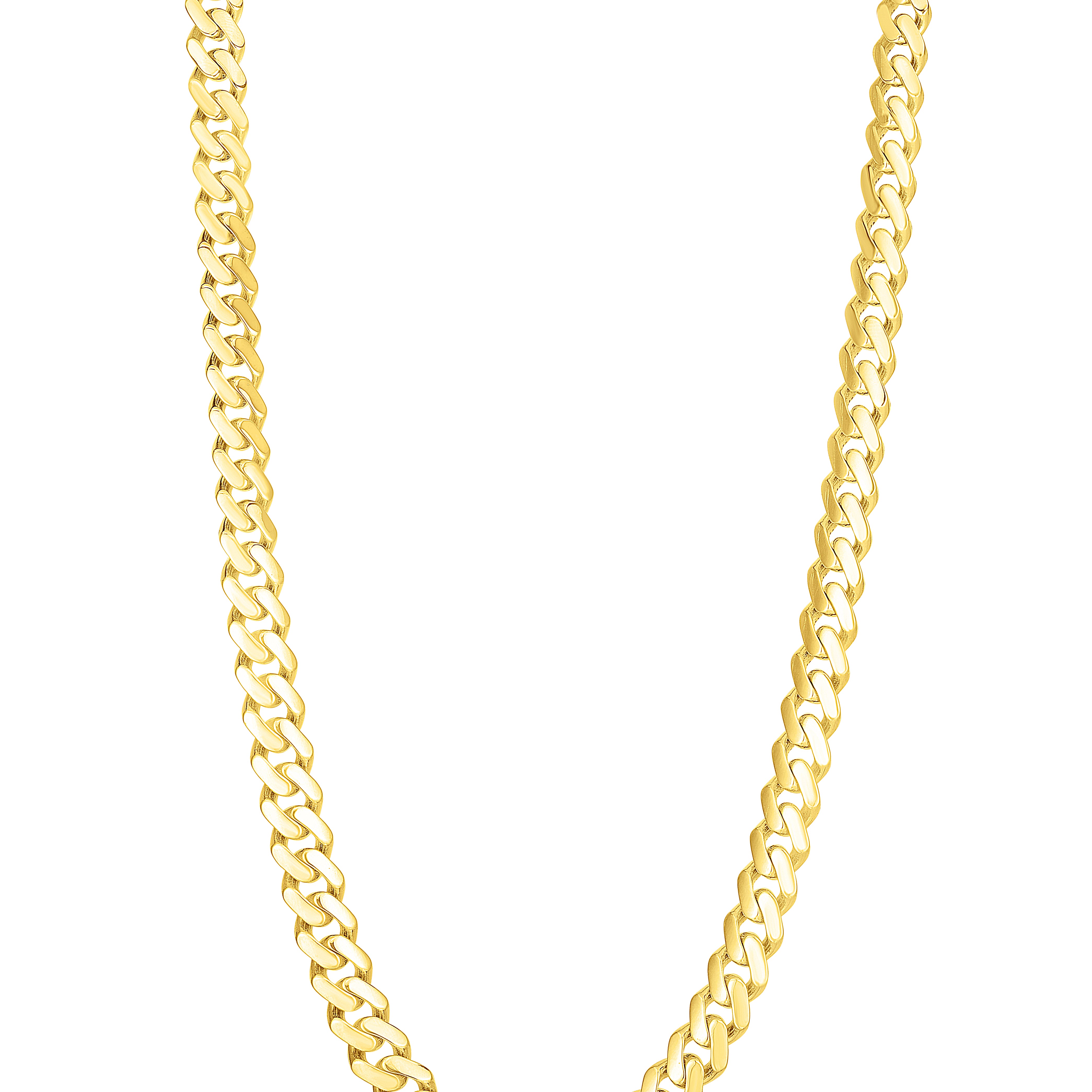 14K Gold 22"" 9.5mm Lite Miami Cuban Chain