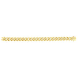 14K Gold 11.5mm Lite Miami Cuban