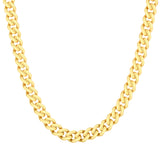 14K Gold 22"" 6.5mm Lite Miami Cuban