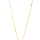 14K Gold Disc Necklace