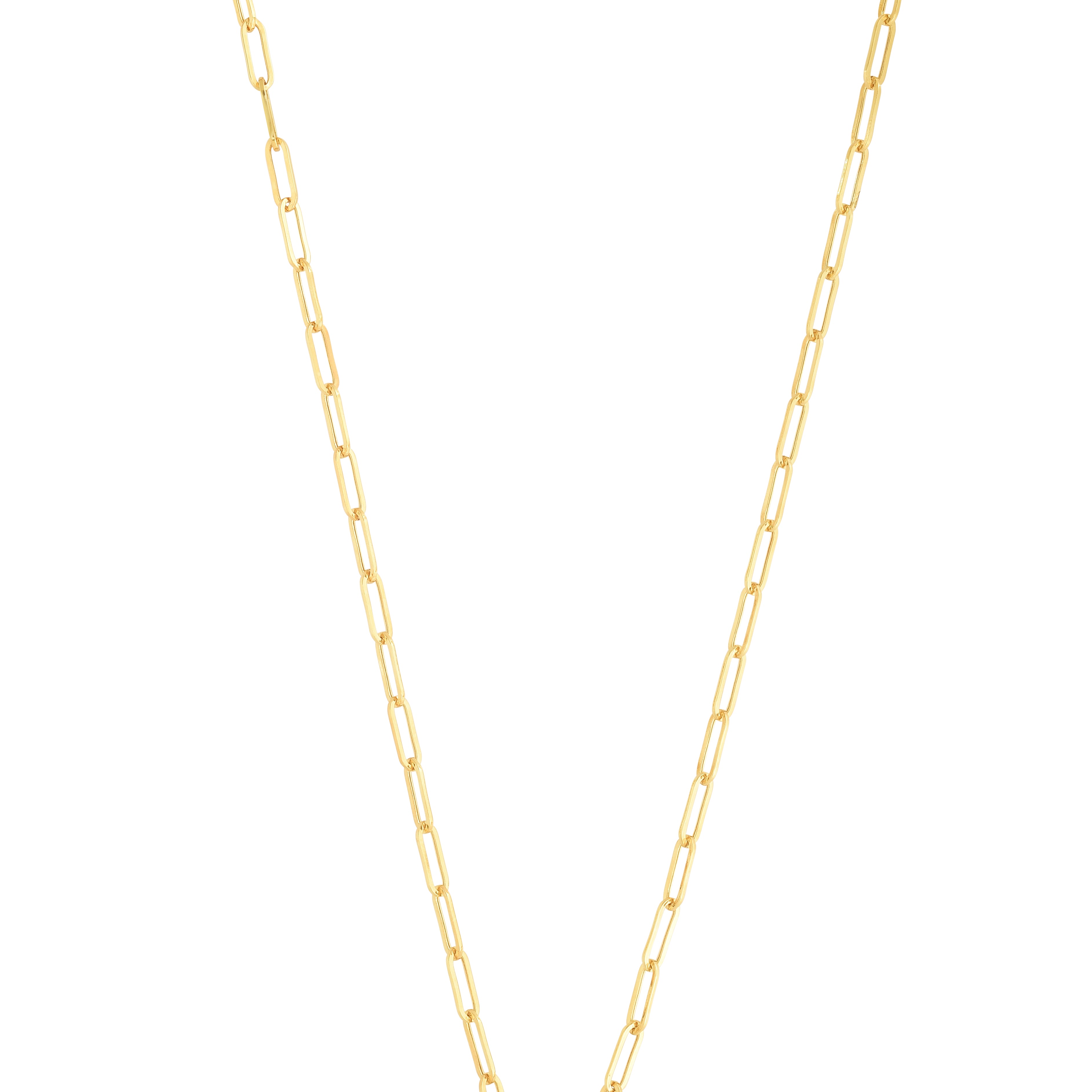 14K Gold Disc Necklace