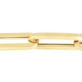 14K 9.6mm Paperclip Chain