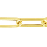 14K 8mm Paperclip Chain