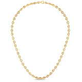 14K Puffed 5.4mm Mariner Necklace
