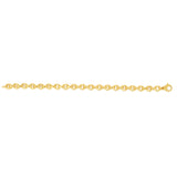 14K Gold Polished Oval Rolo Inspired Link Chain
