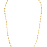 14K Gold Polished Mirror Chain