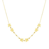 14K Gold Butterfly Necklace