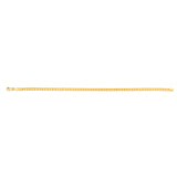 14K Gold 20"" 3.1mm Diamond Cut Round Franco Chain
