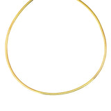 14K & Silver Reversible 3mm Omega Basic Chain