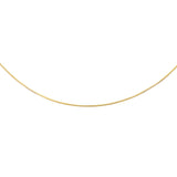 14K Gold 1.5mm Round Omega with Screw Back Lock