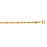 14K Gold 24"" 7mm Solid Royal Rope Chain