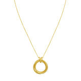 14K Interlocking DC Trinity Necklace