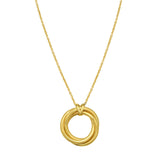14K Interlocking Large Trinity Necklace