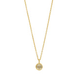 14K Moonstone Birthstone Pendant