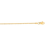 14K Gold 1.1mm Sparkle Chain
