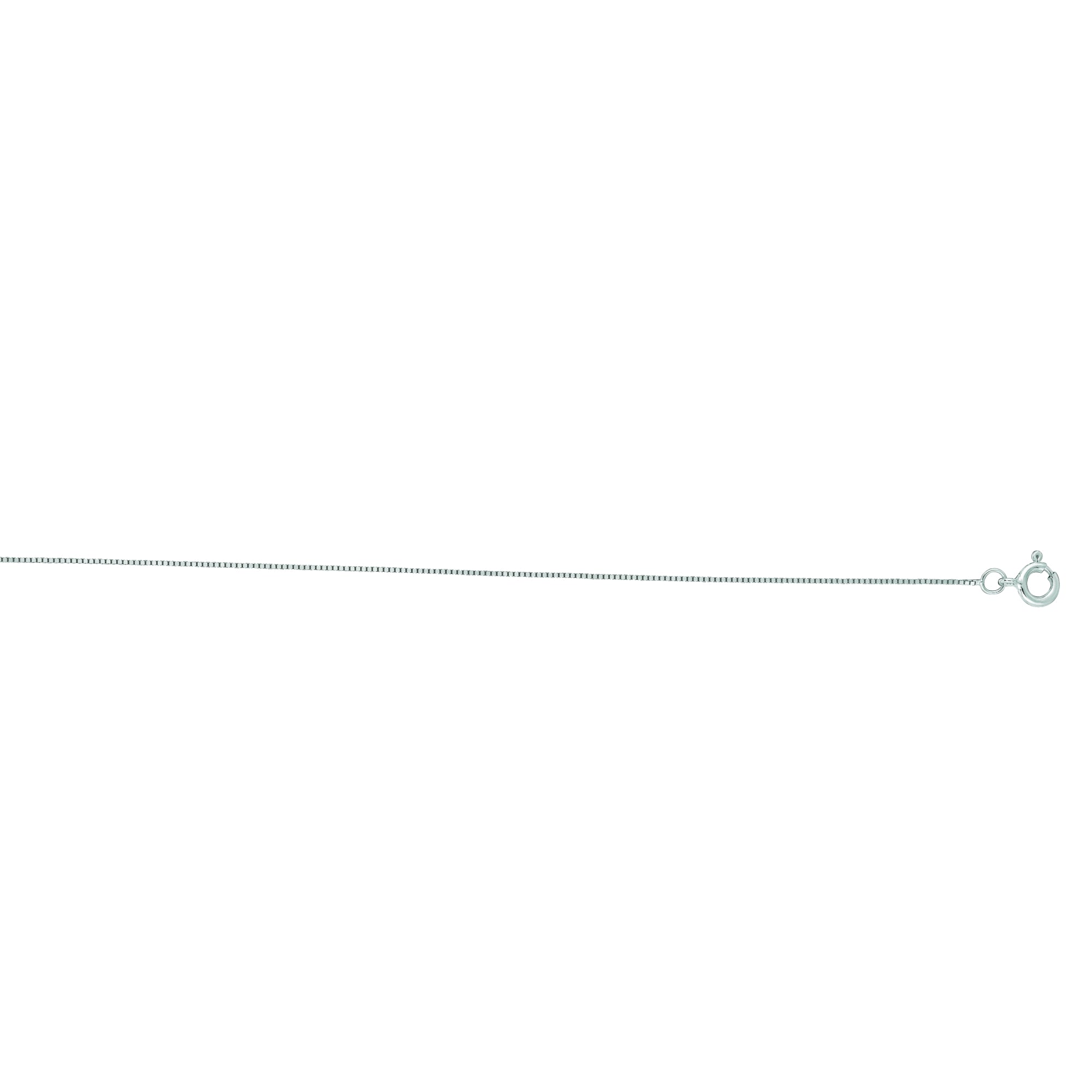 14K Gold 0.50mm Classic Box Chain