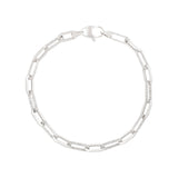 14K 4mm DiamantÃ© Paperclip Bracelet