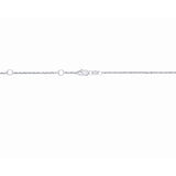 14K Gold .5mm Double Extendable Rope Chain