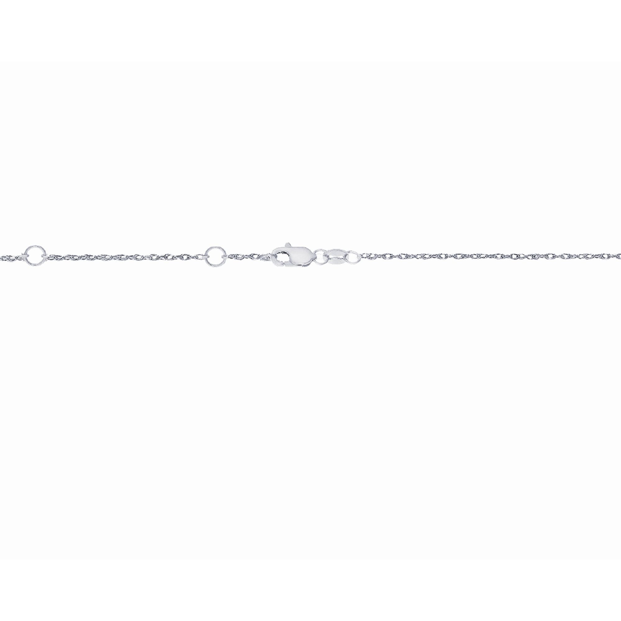 14K Gold .5mm Double Extendable Rope Chain