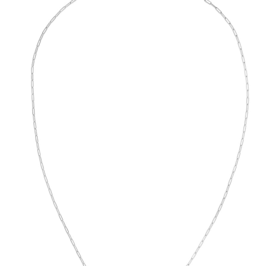 14K Gold 1.5mm Paperclip Chain