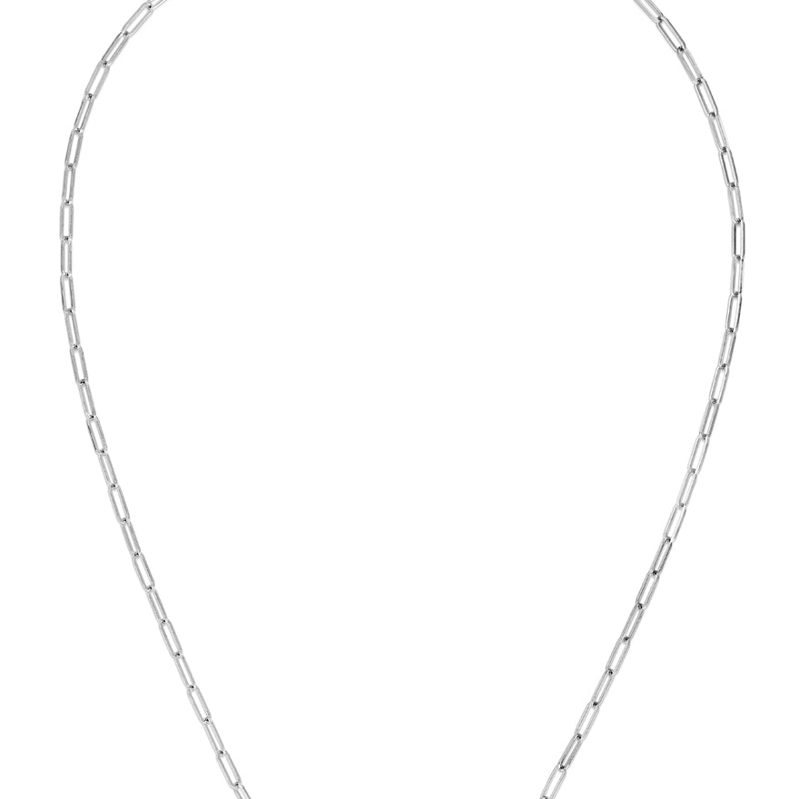 14K Gold 2.5mm Paperclip Chain