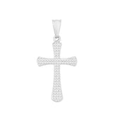 14K Gold Diamond Cut Cross