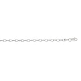 14K Gold 3.2mm Lite Oval Rolo Chain