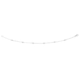 14K Gold .25ct Diamond Station Bracelet