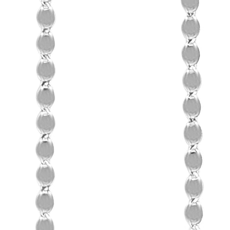 14K Gold 2.2mm Oval Mirror Link Chain