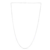 14K Gold 1.2mm Round Wheat Chain