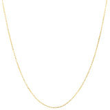 10K Gold 1.3mm French Cable Chain