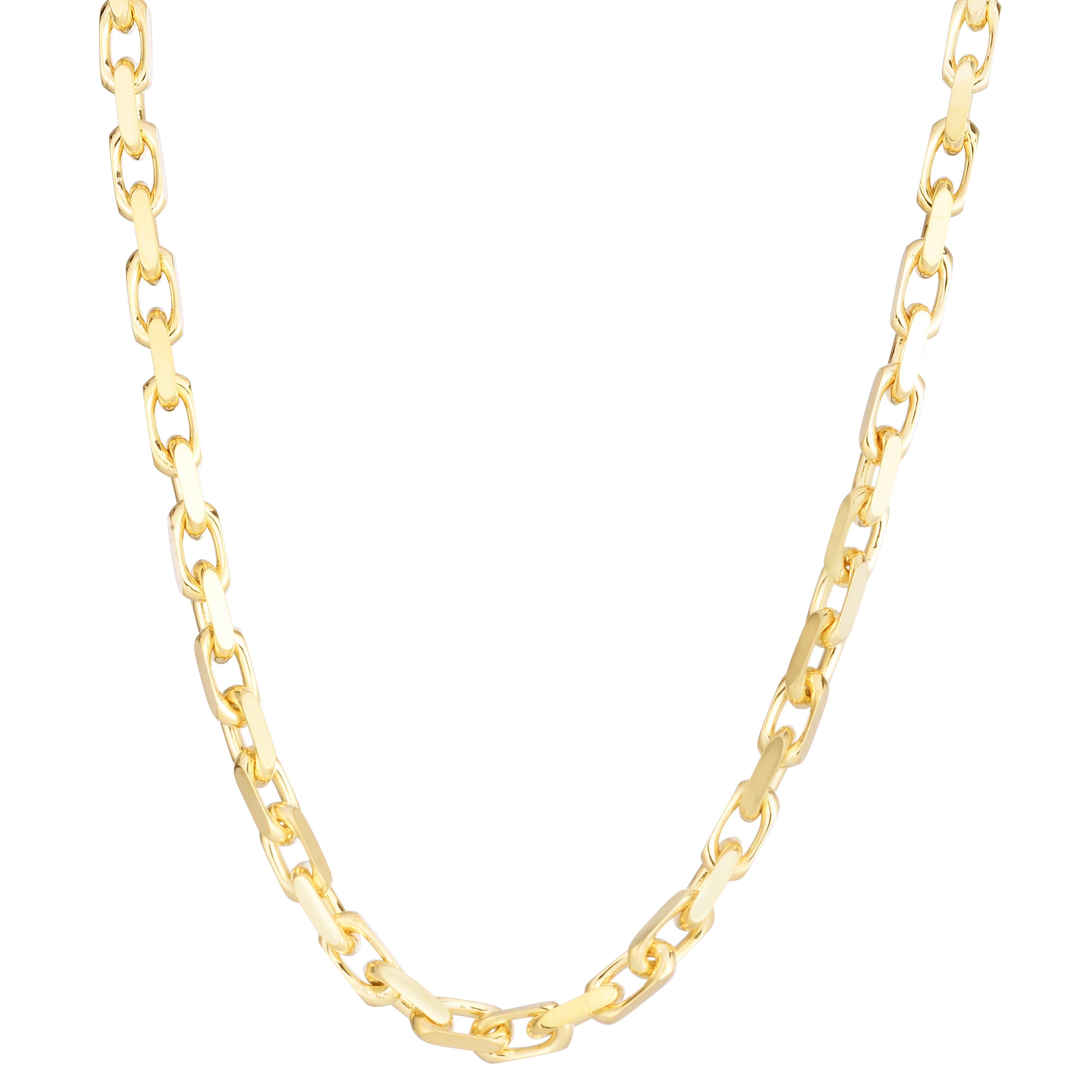 10K Gold 4.8mm French Cable Chain
