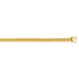 10K Gold 24"" 8.2mm Classic Miami Cuban