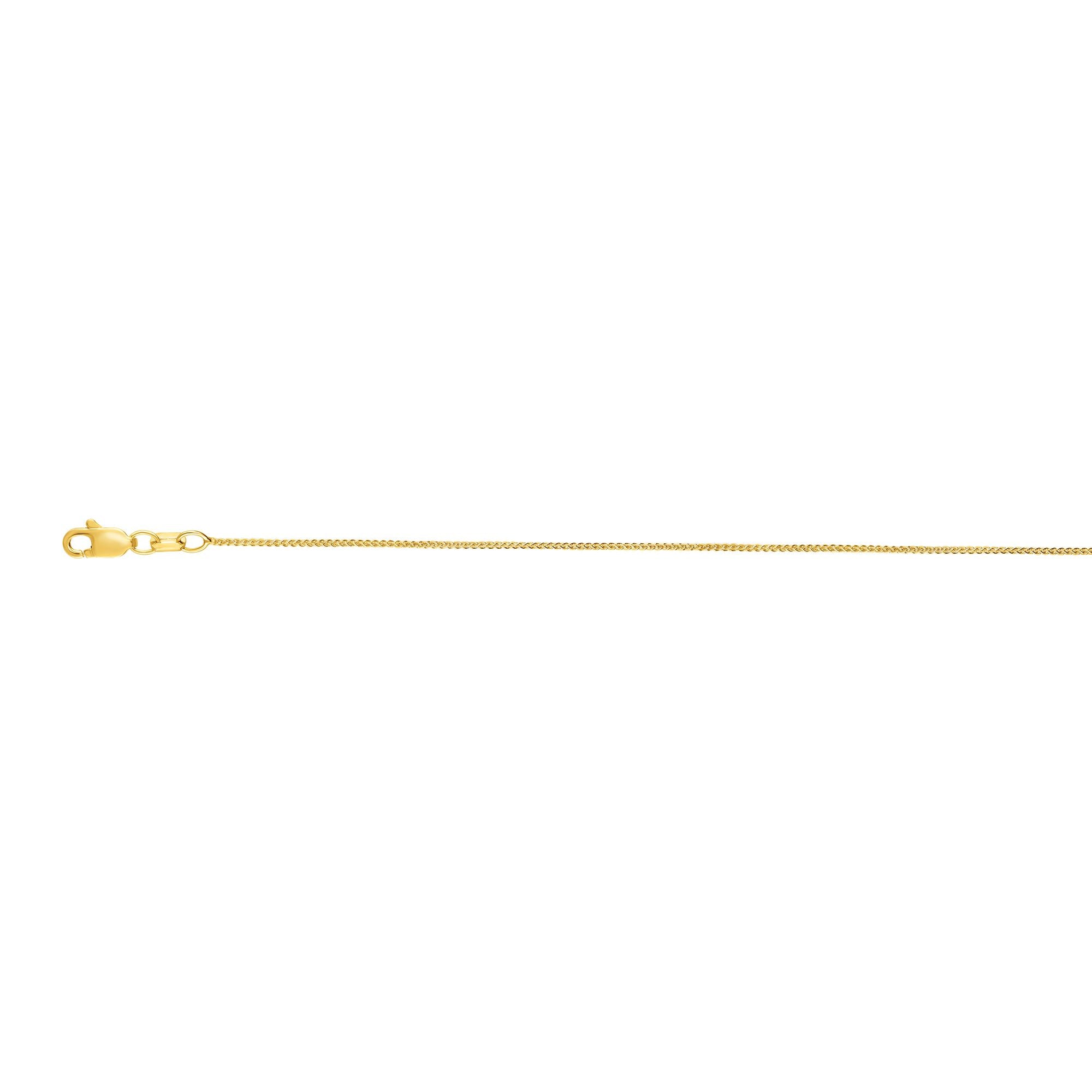 10K Gold .6mm Wheat Chain