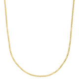 10K Gold 2.5mm Solid Round Box Chain